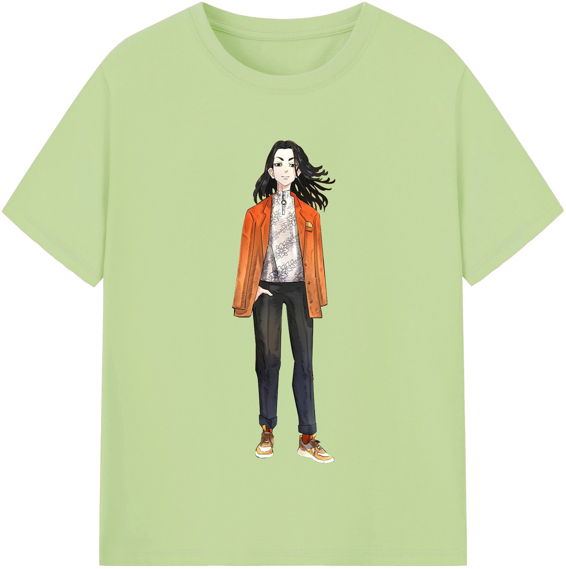 （画像用） 東京リベンジャーズ Tokyo Revengers 綿100％半袖Tシャツ（フロントプリント）
